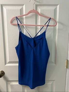 Ambiance Royal Blue Strappy Top